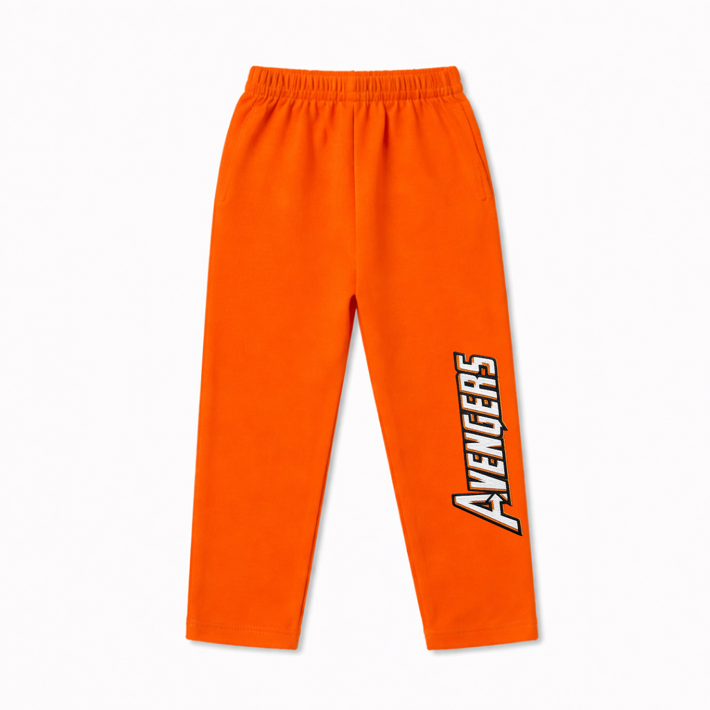 Orange Avengers Summer Coord Set - Jersey Cotton Fabric - Affordable Summer Outfits - Kidswear Brand in Pakistan - Stylish Design in Summer Outfits - Trendy Summer Articles - Lil' Cubs
