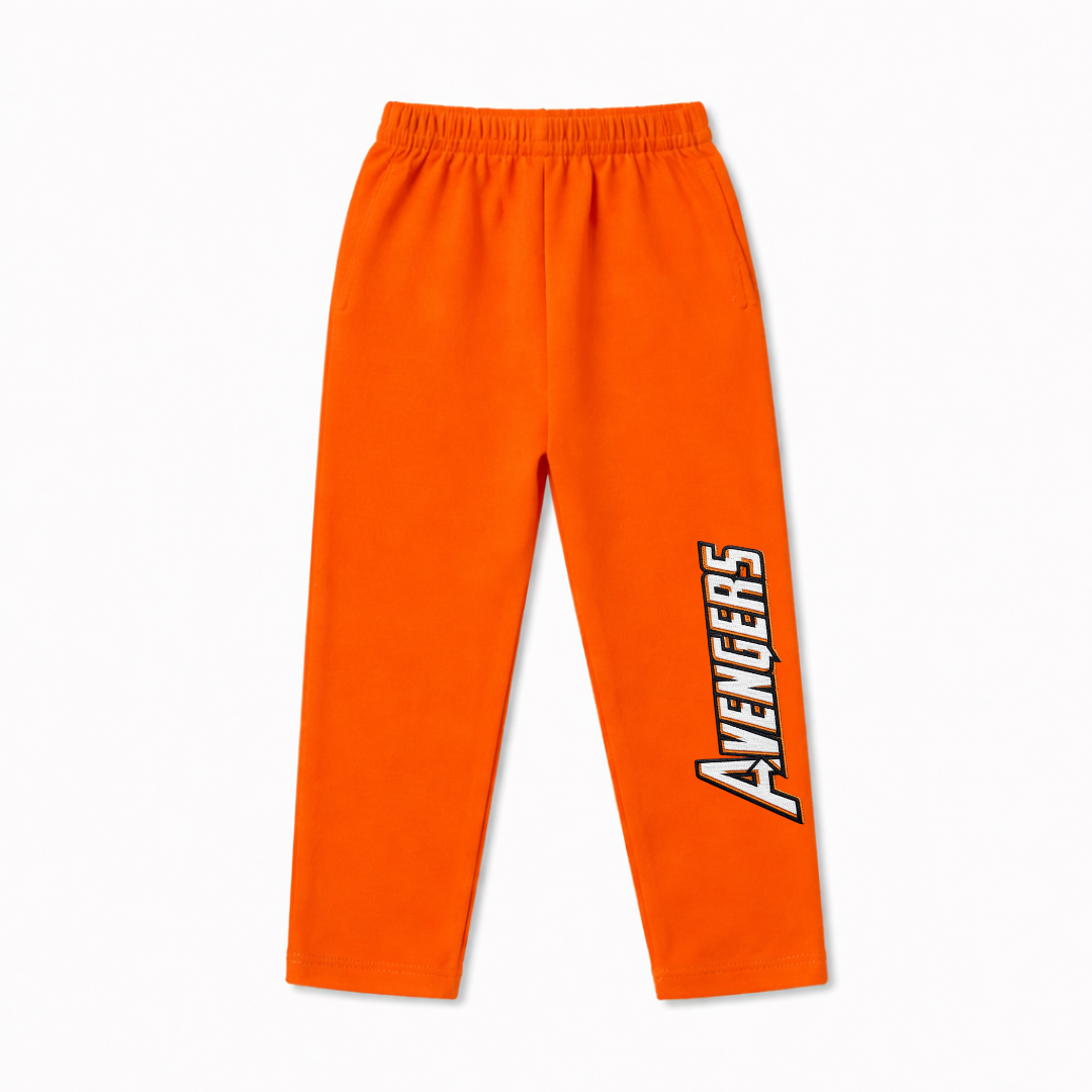 Orange Avengers Summer Coord Set - Jersey Cotton Fabric - Affordable Summer Outfits - Kidswear Brand in Pakistan - Stylish Design in Summer Outfits - Trendy Summer Articles - Lil' Cubs