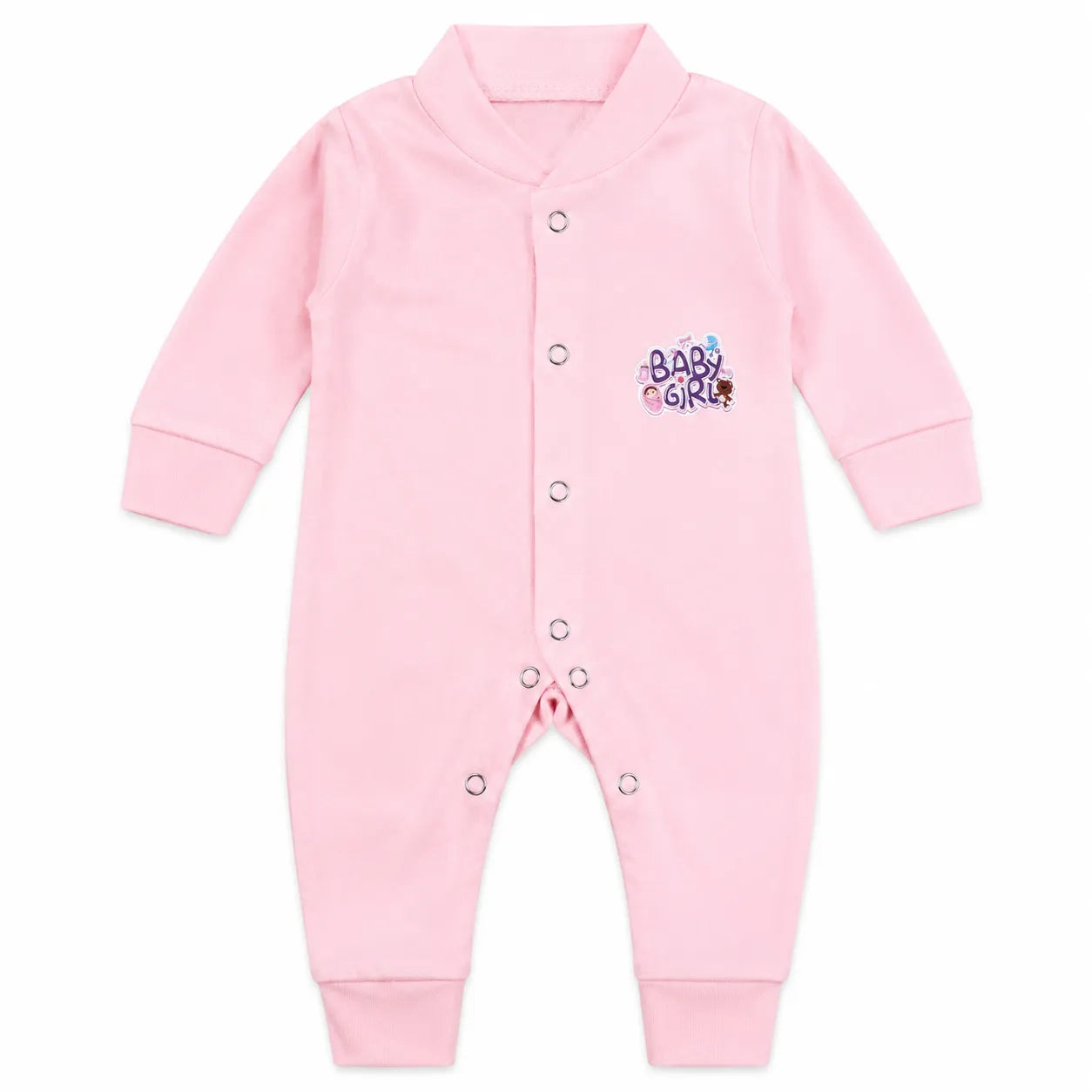 Pack of 3 Baby Romper Set White, Off White & Pink (0 - 24 Months)