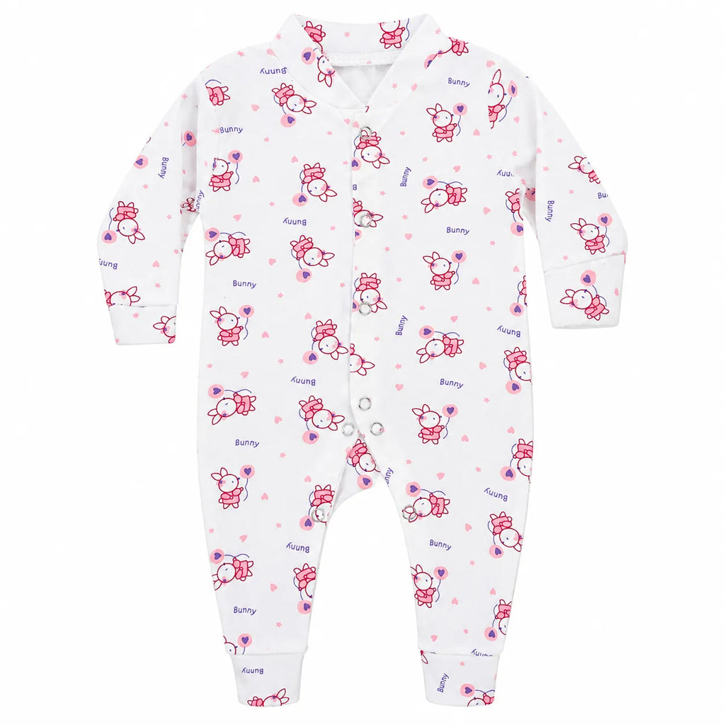 Pack of 3 Baby Romper Set White, Off White & Pink (0 - 24 Months)
