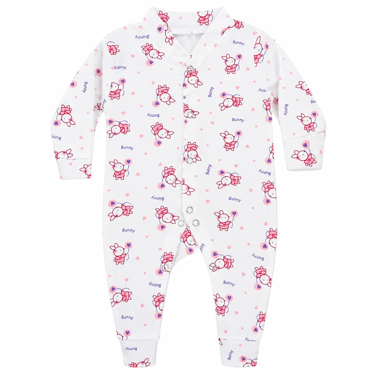 Pack of 3 Baby Romper Set White, Off White & Pink (0 - 24 Months)