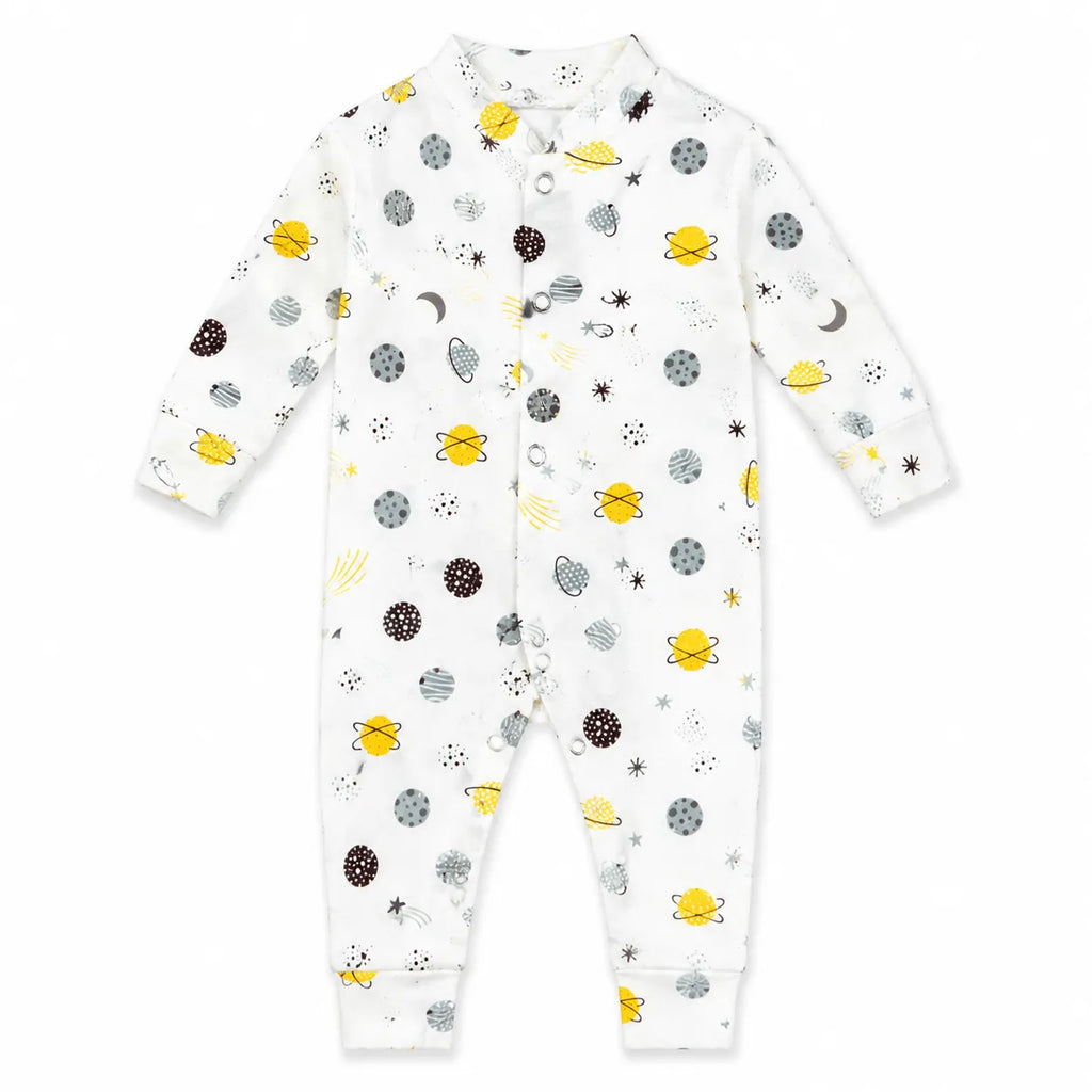 Pack of 3 Baby Romper Set White, Off White & Yellow (0 - 24 Months)