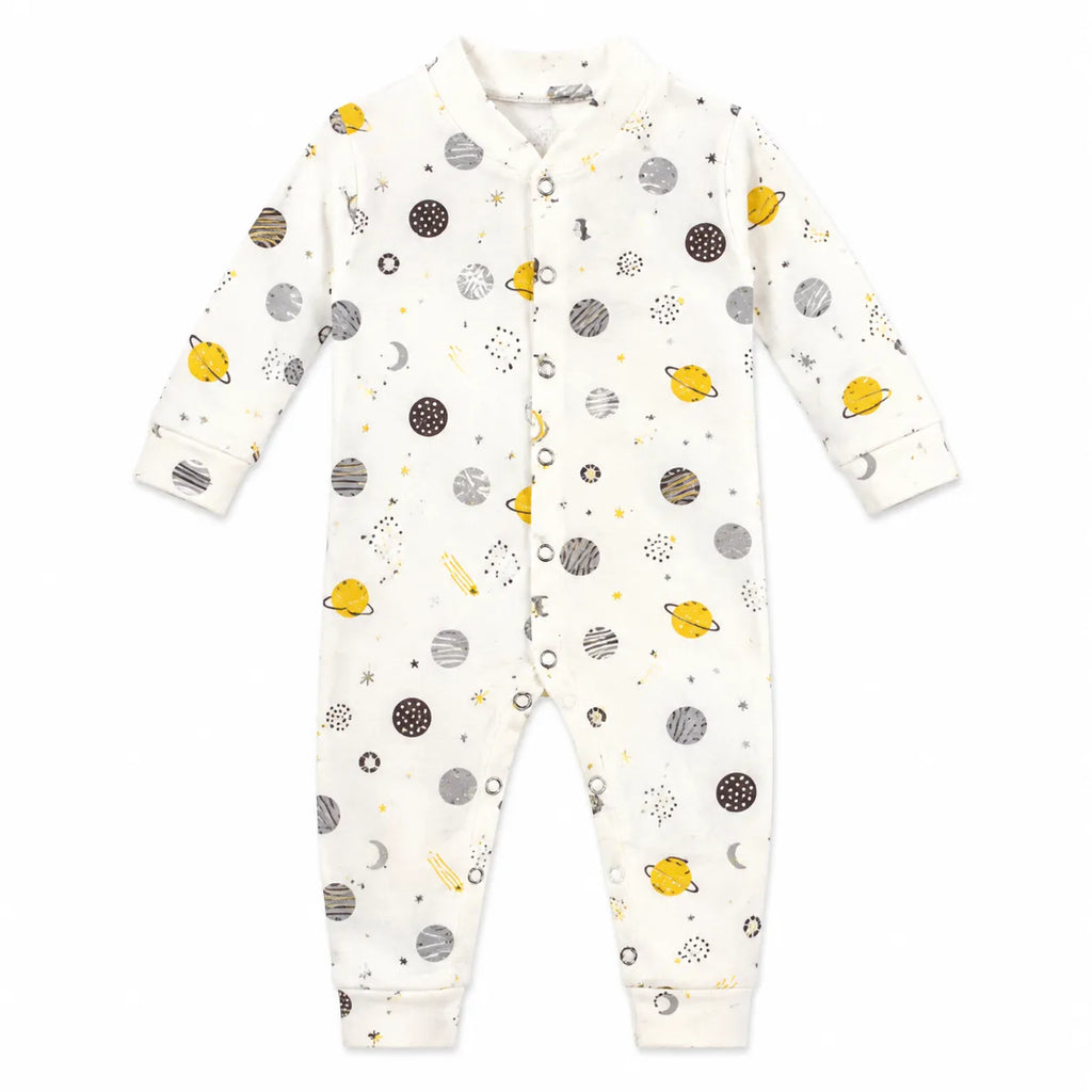 Pack of 3 Baby Romper Set White, Off White & Yellow (0 - 24 Months)