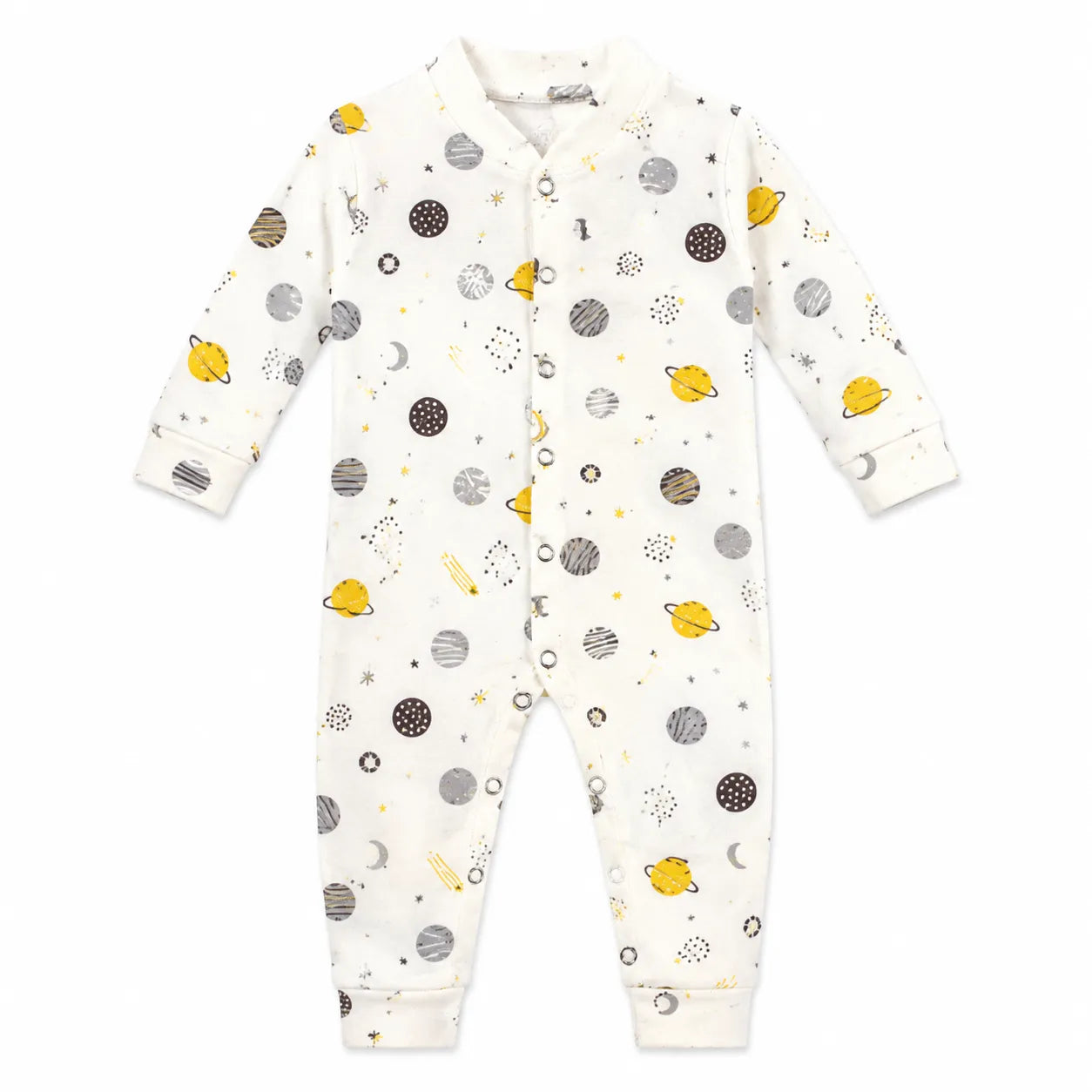 Pack of 3 Baby Romper Set White, Off White & Yellow (0 - 24 Months)