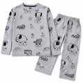 Trendy Kidswear Summer Coord Set - Animals Print Kids Outfit - Grey Coord Set - Top Kidswear Brand Pakistan - Jersey Cotton Fabric - Lil' Cubs