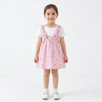 Girls Pink Rabbit Cotton Frock (Age 3 Months - 3 Years)