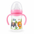Kids Feeder Bottle Pink Zoo Print