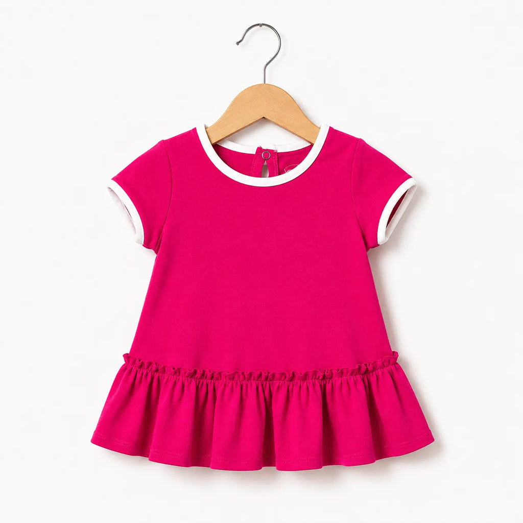 Pink Cupcake Design Hoodie Style Mid Season Suiting Set – 3 Piece