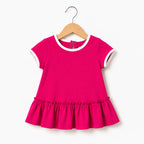 Pink Cupcake Design Hoodie Style Mid Season Suiting Set – 3 Piece