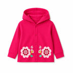 Pink Floral Hoodie Style Mid Season Suiting Set – 2 Piece