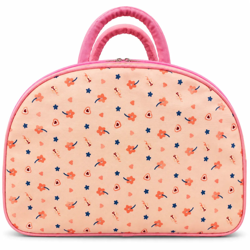 Pink Floral Printed Baby Bag