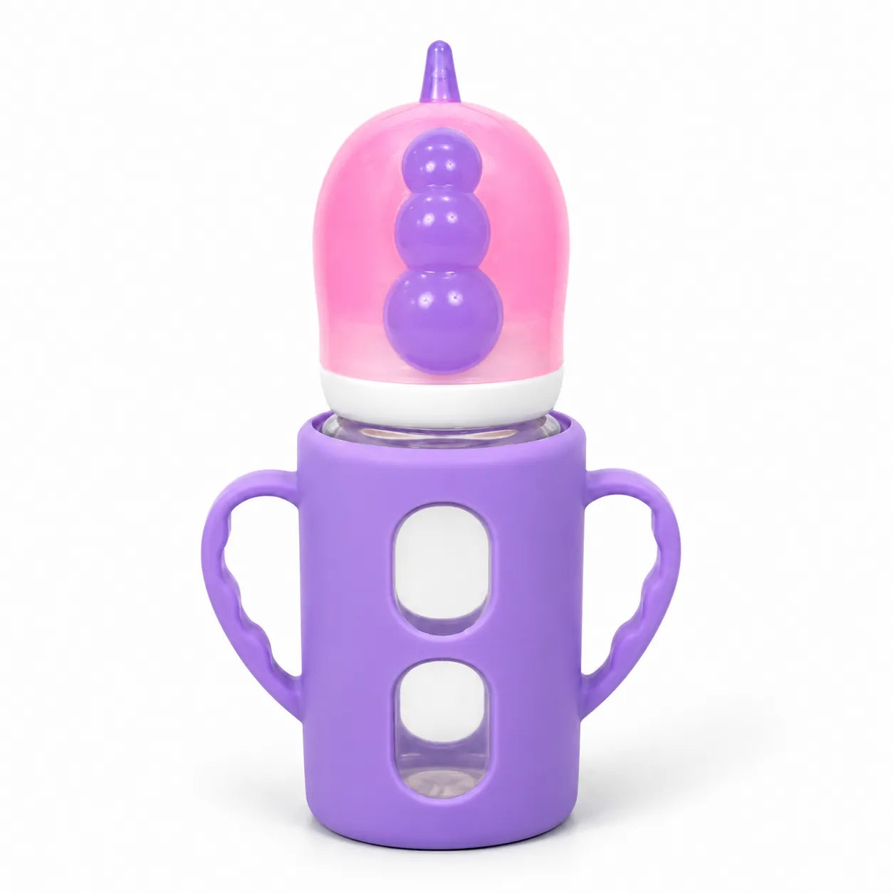 Baby Pink & Purple Dino Baby Feeder