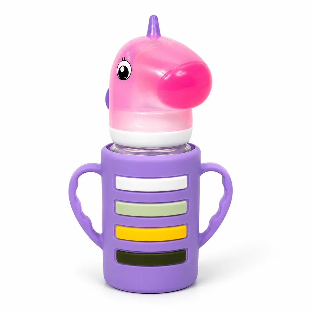 Baby Pink & Purple Dino Baby Feeder