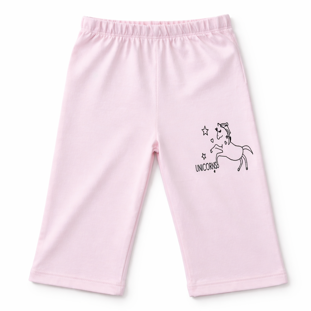 Pink Unicorn Summer Coord Set - Jersey Cotton Fabric - Summer Kidswear - Kidswear brand in Pakistan - Comfortable & Stylish Outfit - Summer Outfit for girls - Trendy Outfit for kids - Cotton Outfit - Lil' Cubs