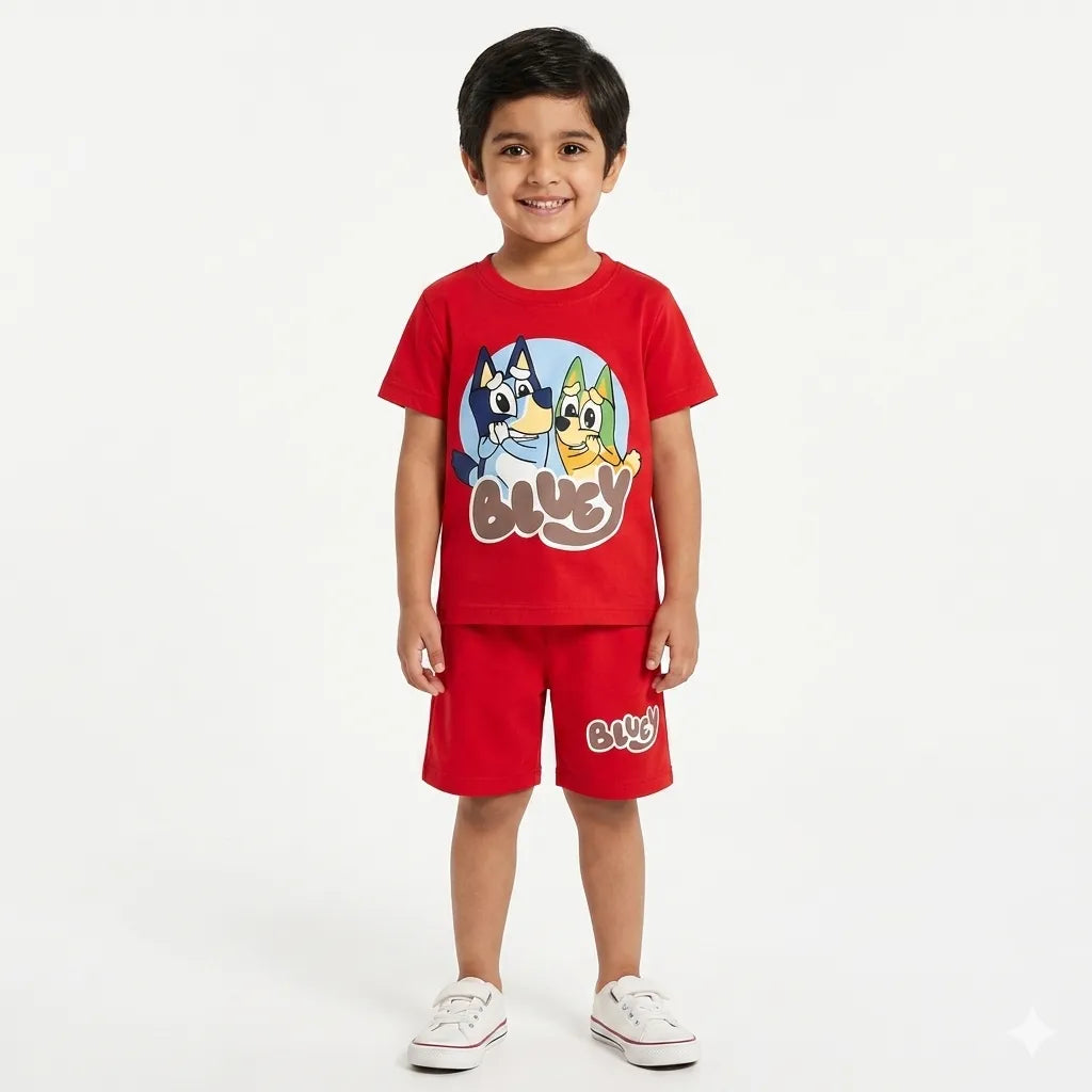 Boys Purple Adidas Summer Coord Set (2 Piece) Age 1 - 12 Years