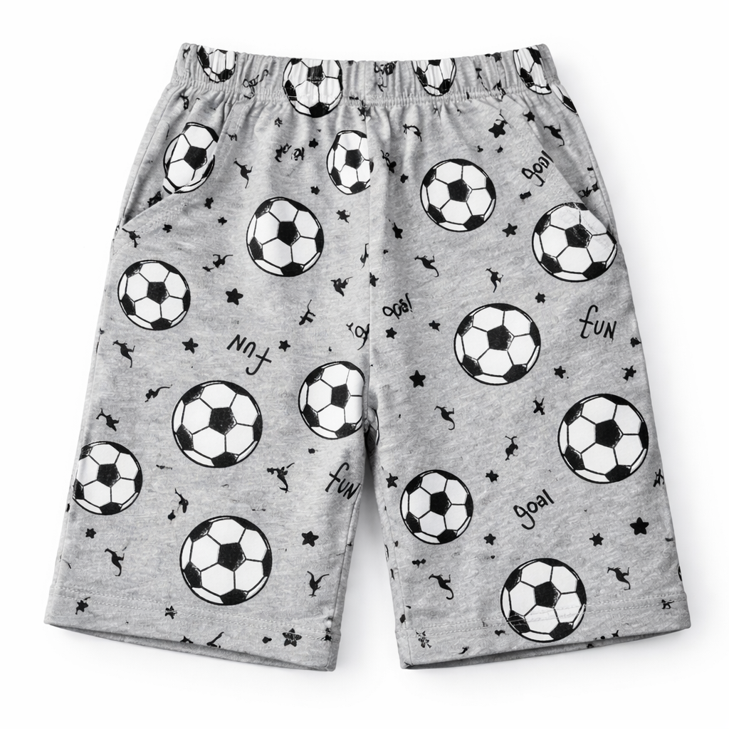 Red Soccer Summer Coord Set - Jersey Cotton Fabric - Summer Kidswear - Kidswear brand in Pakistan - Comfortable & Stylish Outfit - Summer Outfit for boys - Trendy Outfit for kids - Cotton Outfit - Lil' Cubs