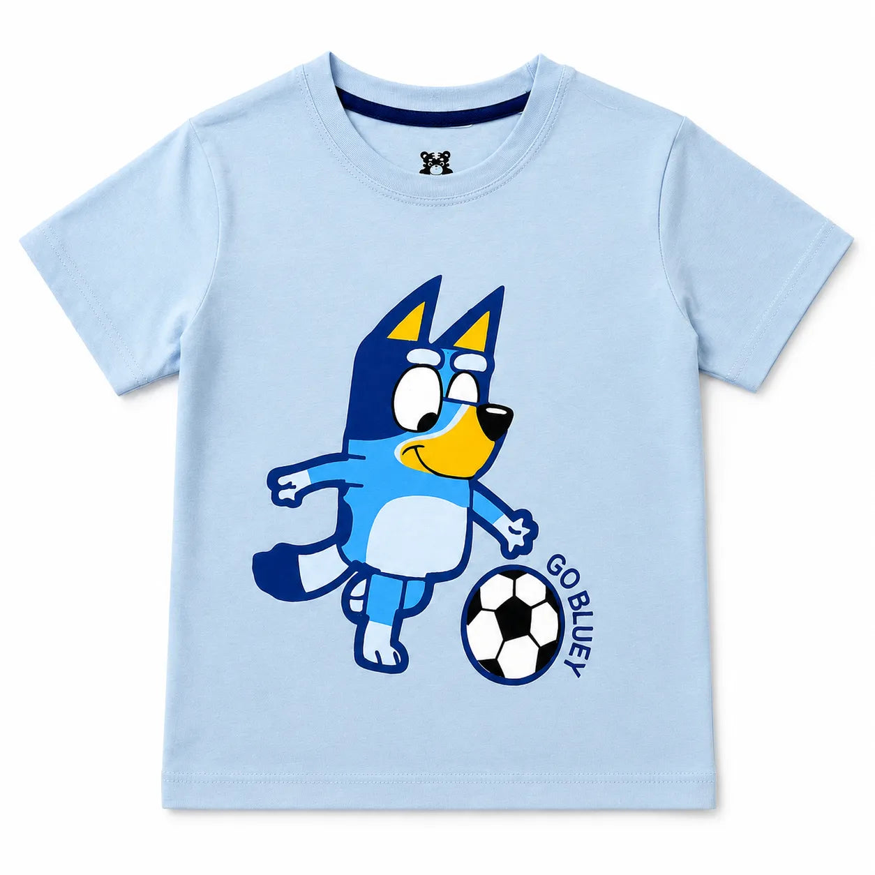 Sky Blue Go Bluey Summer Coord Set 2-Piece for Kids | Jersey Cotton | Lil’ Cubs