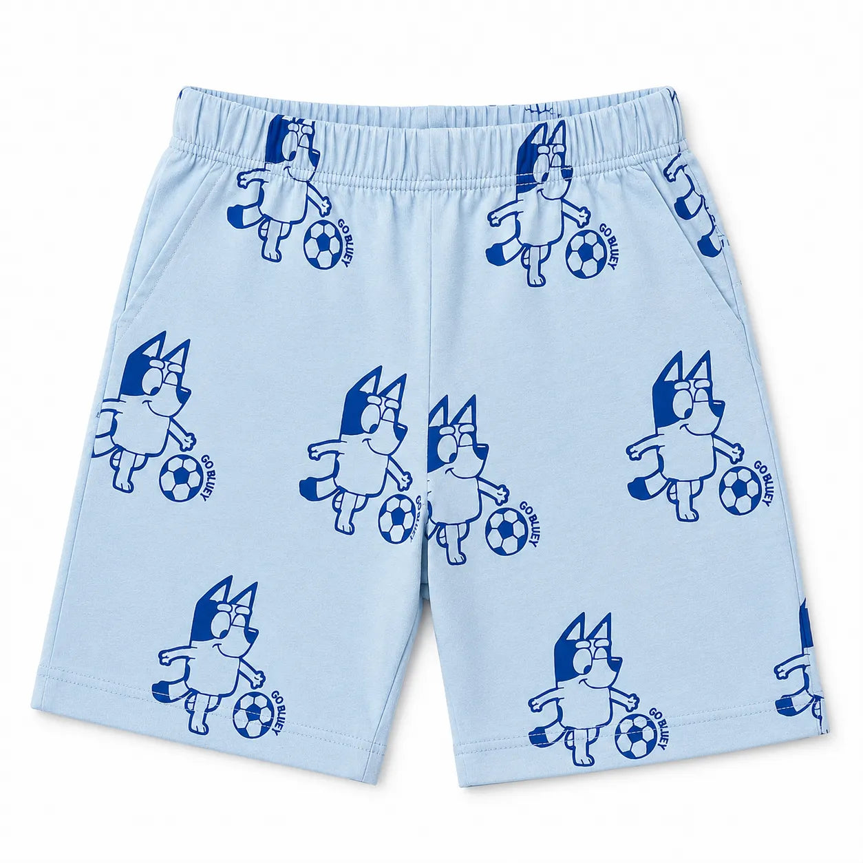 Sky Blue Go Bluey Summer Coord Set 2-Piece for Kids | Jersey Cotton | Lil’ Cubs