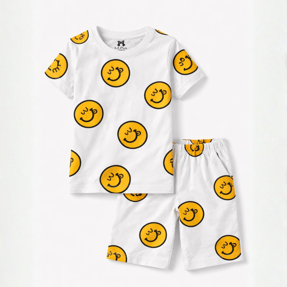 Smiley Face Summer Coord Set (2-Piece)