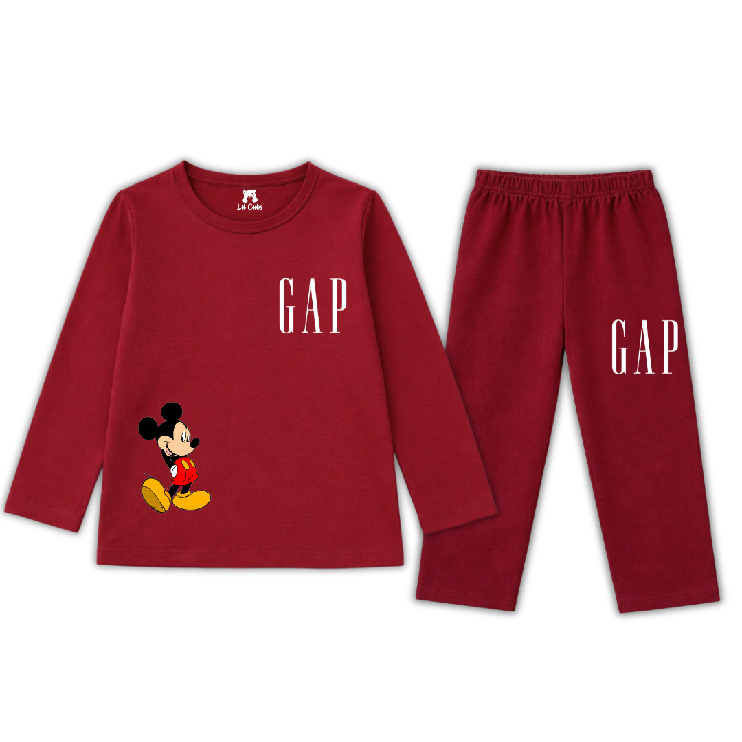 Gap Maroon Summer Coord Set (2-Piece)