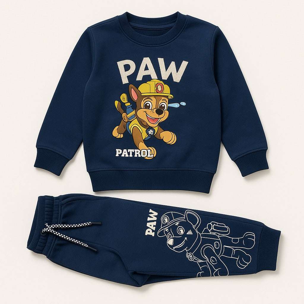 Paw Patrol Fleece Tracksuit (Navy Blue Theme)