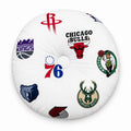 New Born Round Pillow White Basketball