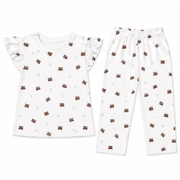 Girls White Crown Summer Coord Set (2-Piece) Age 12 Months - 12 Years