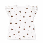 Girls white crown summer coord set for ages 12 months to 12 years, includes a matching top and shorts by lilcubspk.