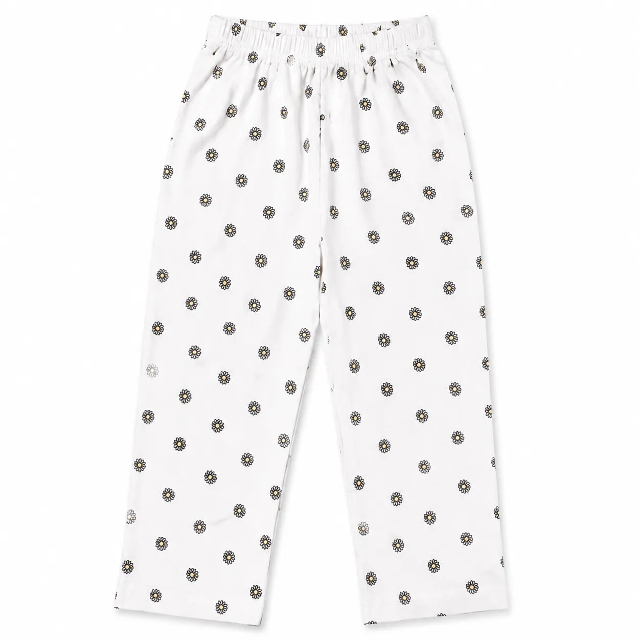 Girls White Flowers Summer Coord Set (2-Piece) Age 12 Months - 12 Years