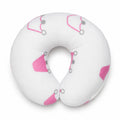 New Born Neckband White Pink Cap