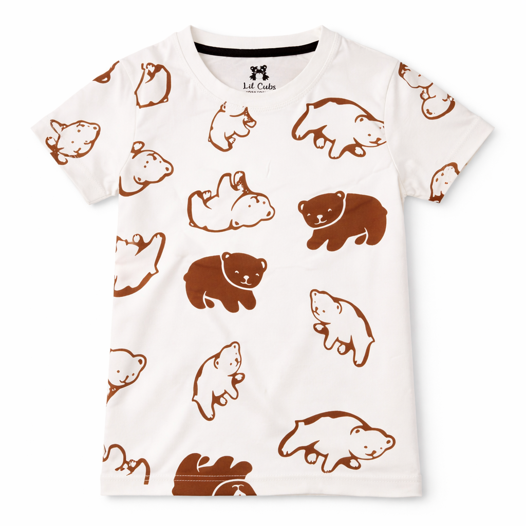 White Polar Panda Summer Coord Set - Jersey Cotton Fabric - Affordable Summer Outfits - Kidswear Brand in Pakistan - Stylish Design in Summer Outfits - Trendy Summer Articles - Lil' Cubs