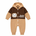 Winter Brown Bada Aappy Romper (Size 0 - 18 Months)