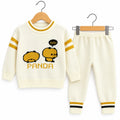 Winter Imported Suiting Off White Panda Print (Size 0 - 18 Months)
