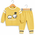 Winter Imported Suiting Yellow Panda Print (Size 0 - 18 Months)