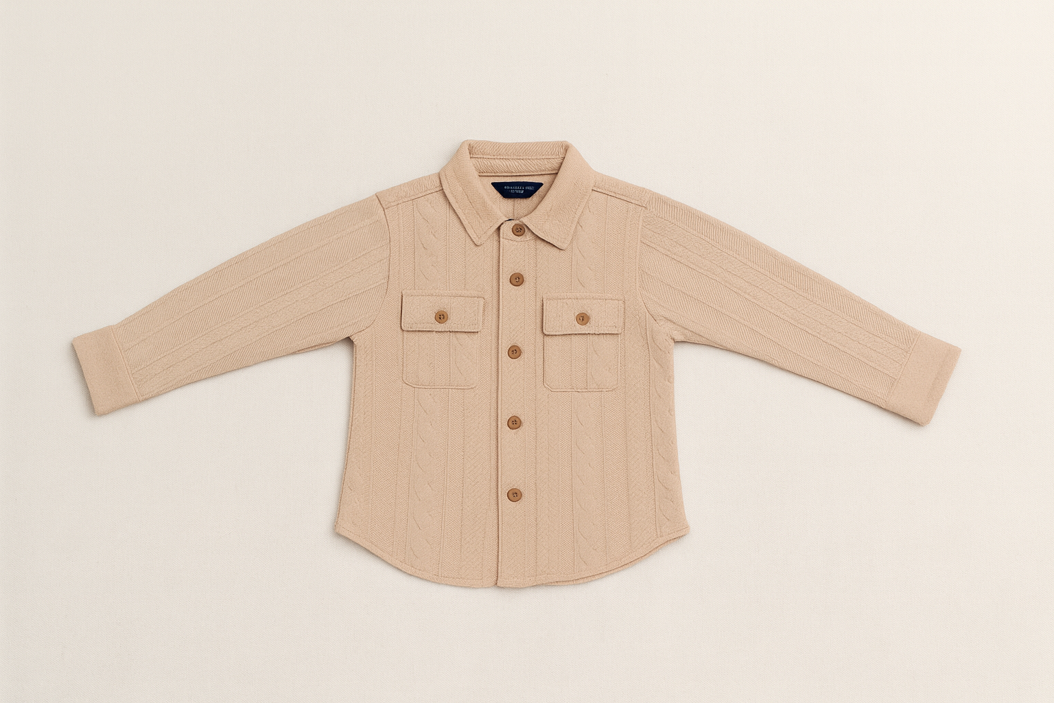 Boys' Long-Sleeve Shirt (Ages 2–12 Years)