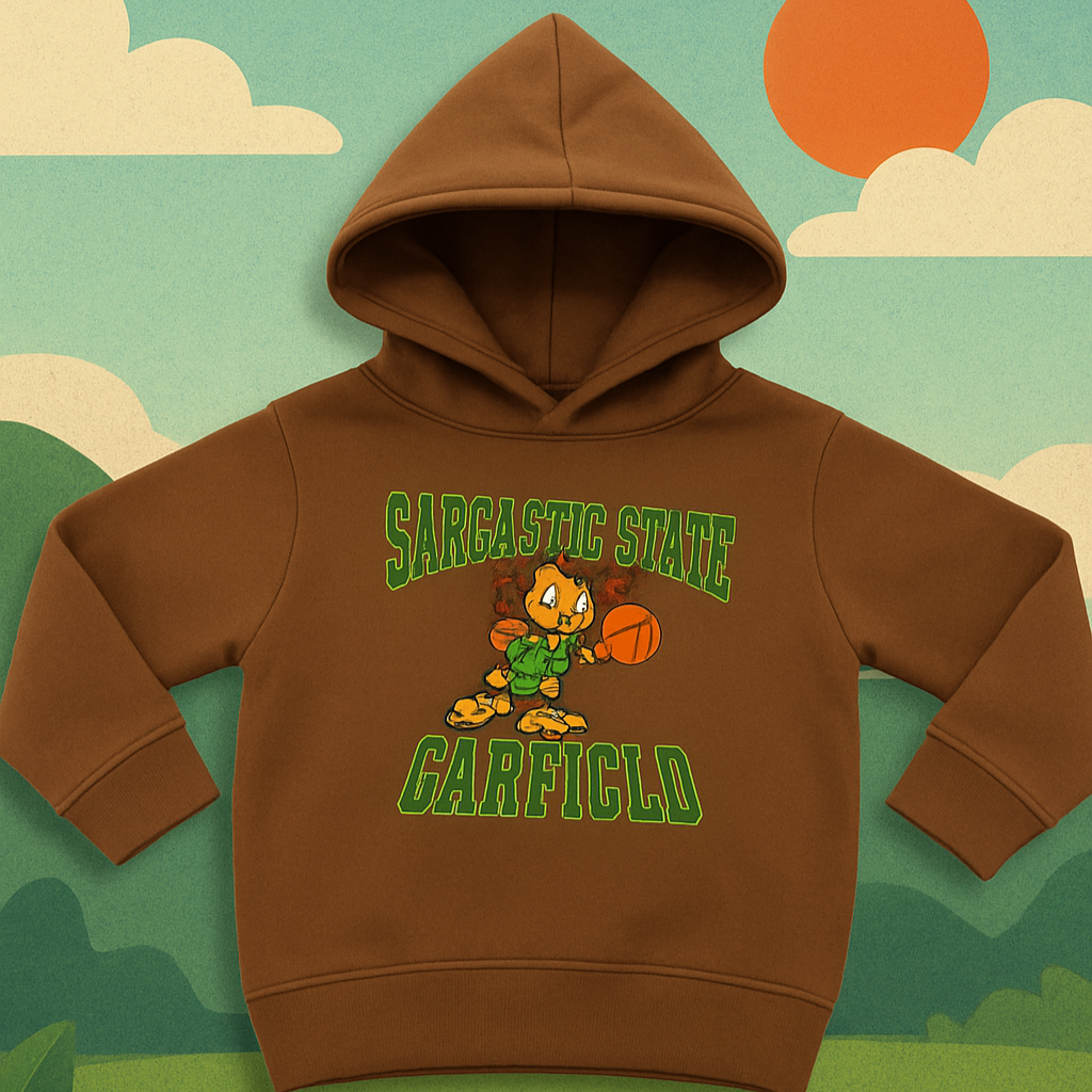 Basketball-Themed Fleece Hoodie