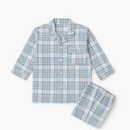 Kids Winter Flannel Checked Night Suit – Soft & Warm Sleepwear (5-10 years)