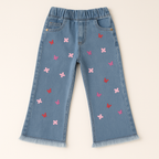 Denim Dreams – Girls’ Embroidered Jeans Collection (1–12 Years)