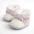 Baby imported shoes for 0–12 months by Lil' Cubs, soft fabric shoes with cute design for infants.