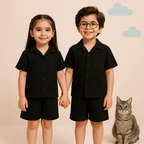Lilcubs.pk Unisex Crinkle Cotton Cord Set – Signature Summer Collection (1 to 6 Years)