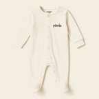 Baby Rib Fabric Footed Onesie 0 to 24 Months Soft Stretchy Sleepwear