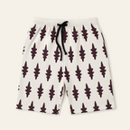 Boys “WILD” Graphic Two-Piece Summer Set – Maroon T-Shirt & Printed Shorts