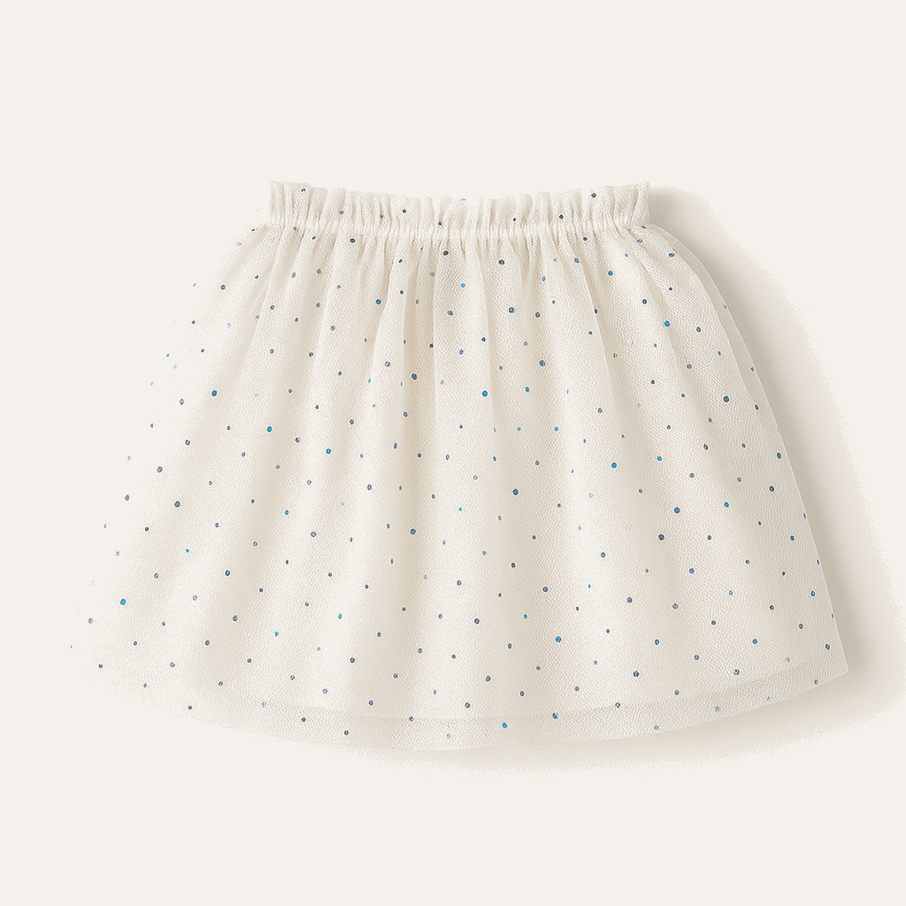 Girls Mini Skirt – Sparkle Mesh Tulle Skirt (1–5 Years)