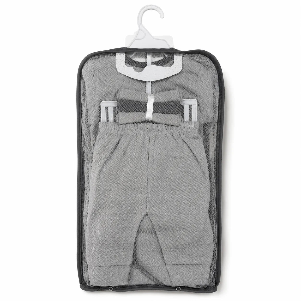 Lil Cubs 11 piece newborn prince starter set in dark grey color arranged as complete laydown showing soft cotton baby clothing Pakistan set for newborns