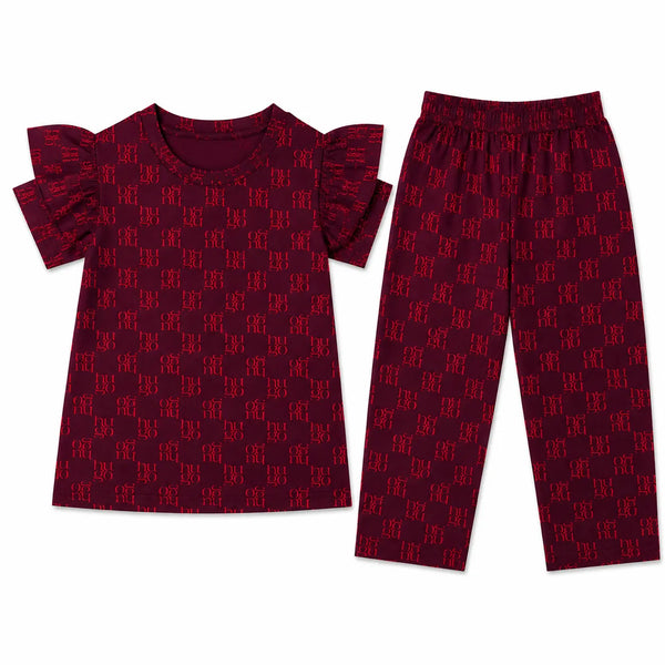 Girls Red HUGO Summer Coord Set (2-Piece) Age 12 Months - 12 Years