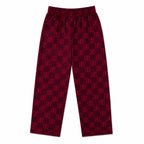 LilCubs red Hugo print 2 piece summer coord set for kids with jersey cotton puffy sleeves top and side pocket trousers