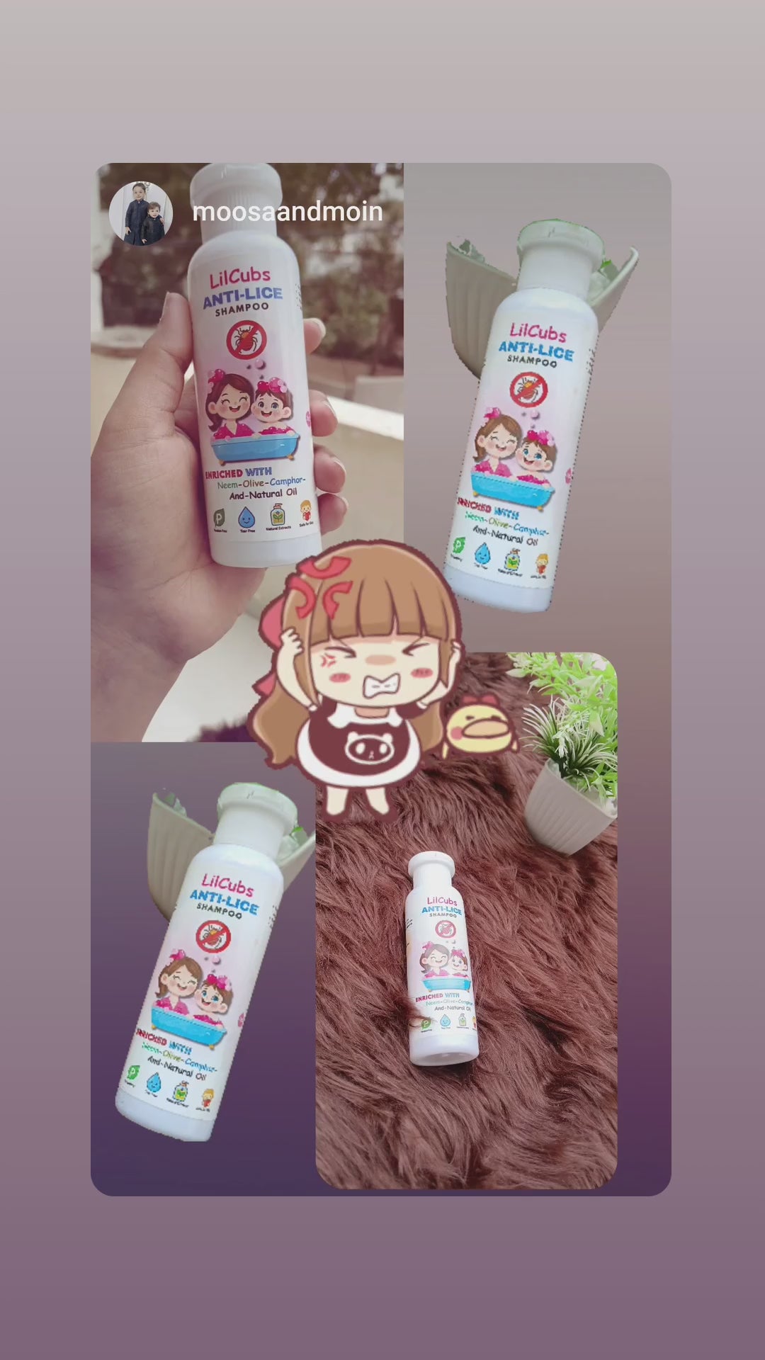 LilCubs Anti-Lice Shampoo – 120ml for Kids and Adults