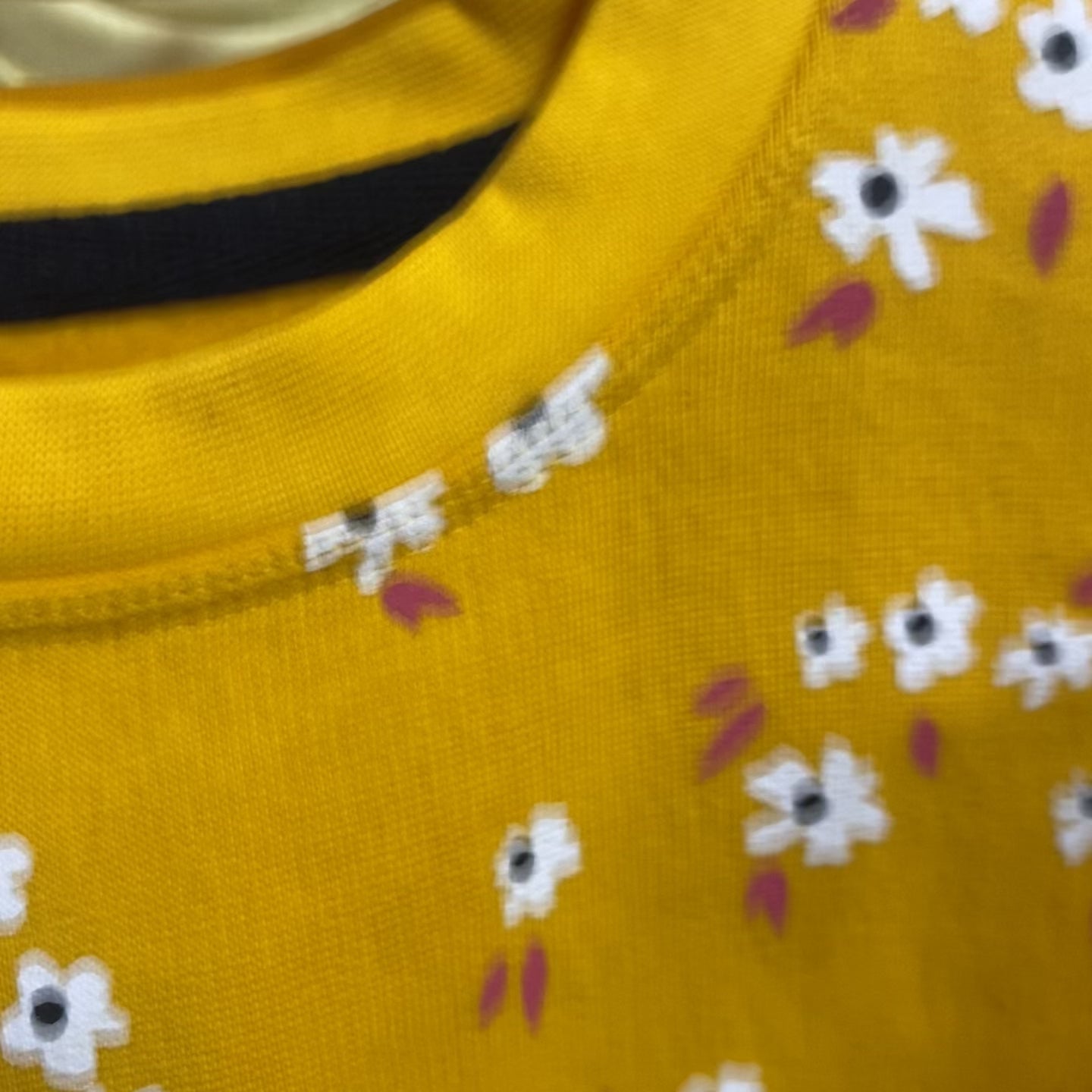 Mustard Floral Fleece Tracksuit – Cozy 2-Piece Winter Set