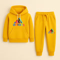 Branded Musturd Boys Winter Hoodie Tracksuit – Hoodie & Jogger Set (1–12 Years) - Lil' Cubs