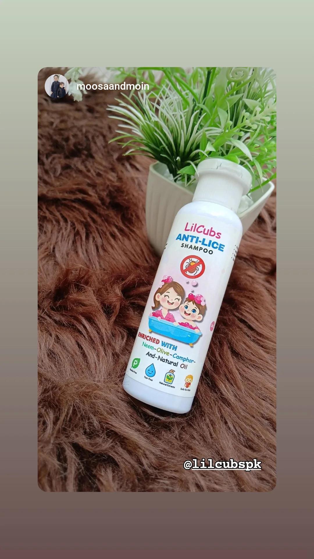 LilCubs Anti-Lice Shampoo – 120ml for Kids and Adults